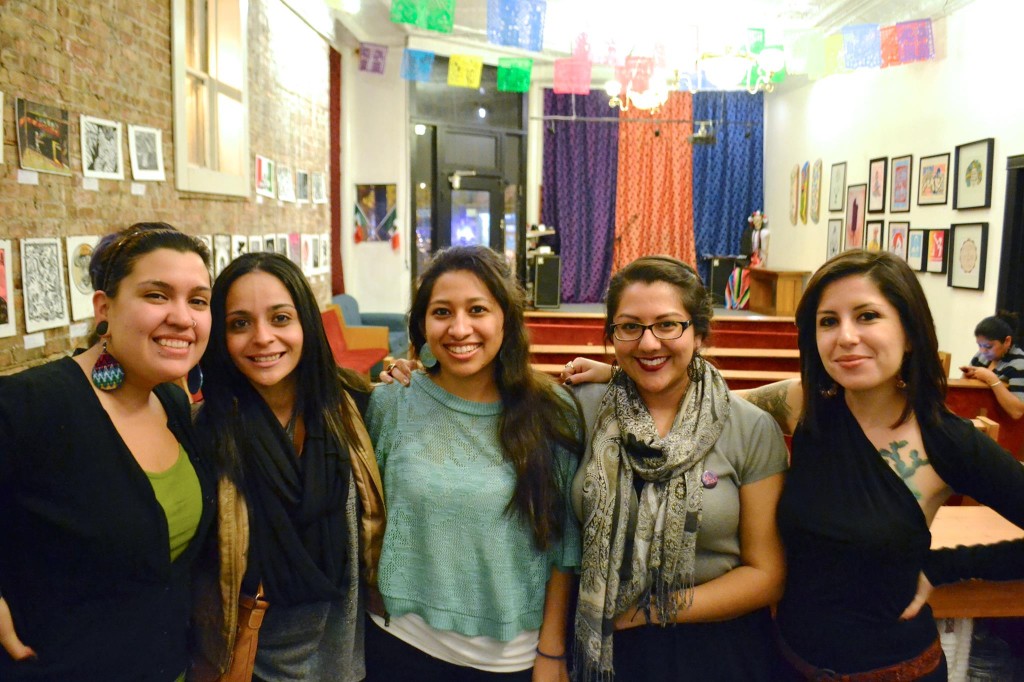 From left to right:  Jeanette Martin, Lizzy Zavala, Diana Alvarado, Patsy Diaz, and Vicko Alvarez